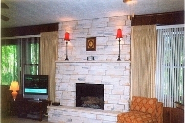 Living Room and Fireplace